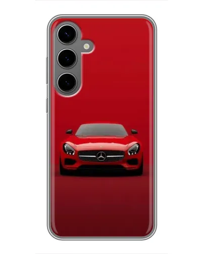 Чехол для Samsung Galaxy S24 Plus с картинкой «Красный Mercedes AMG» Чехол для Samsung Galaxy S24 Plus с картинкой «Красный Mercedes AMG»