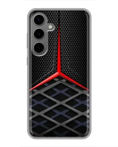 Чехол для Samsung Galaxy S24 Plus с картинкой «Mercedes Carbon Grid» Чехол для Samsung Galaxy S24 Plus с картинкой «Mercedes Carbon Grid»