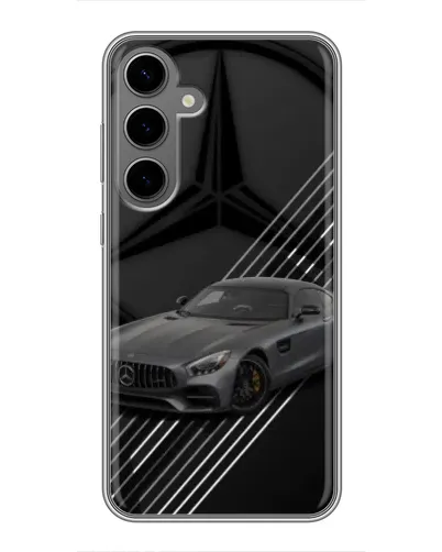 Чехол для Samsung Galaxy S24 Plus с картинкой «Mercedes AMG — графика» Чехол для Samsung Galaxy S24 Plus с картинкой «Mercedes AMG — графика»