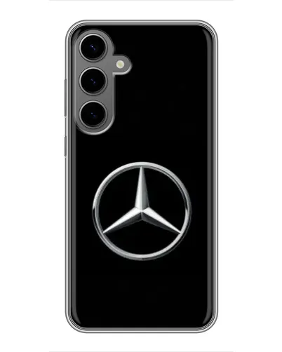 Чехол для Samsung Galaxy S24 Plus с картинкой «Mercedes классический лого» Чехол для Samsung Galaxy S24 Plus с картинкой «Mercedes классический лого»