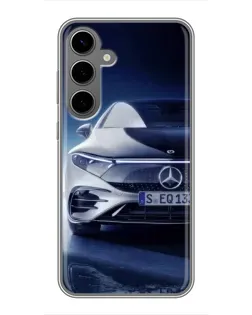 Чехол для Samsung Galaxy S24 Plus с картинкой «Mercedes EQ — будущее»