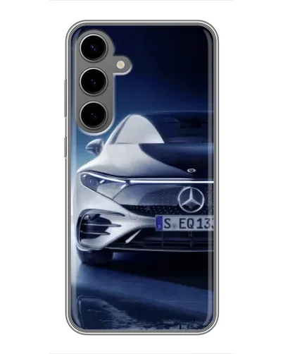 Чехол для Samsung Galaxy S24 Plus с картинкой «Mercedes EQ — будущее» Чехол для Samsung Galaxy S24 Plus с картинкой «Mercedes EQ — будущее»