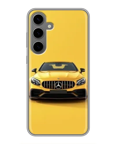 Чехол для Samsung Galaxy S24 Plus с картинкой «Желтый Mercedes GT» Чехол для Samsung Galaxy S24 Plus с картинкой «Желтый Mercedes GT»