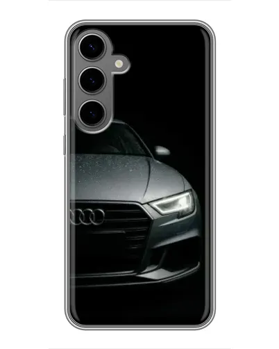 Чехол для Samsung Galaxy S24 Plus с картинкой «Audi — детализация кузова» Чехол для Samsung Galaxy S24 Plus с картинкой «Audi — детализация кузова»
