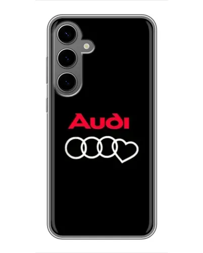Чехол для Samsung Galaxy S24 Plus с картинкой «Логотип Audi Heart» Чехол для Samsung Galaxy S24 Plus с картинкой «Логотип Audi Heart»