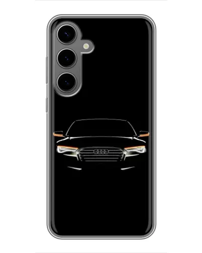 Чехол для Samsung Galaxy S24 Plus с картинкой «Audi — ночной контур» Чехол для Samsung Galaxy S24 Plus с картинкой «Audi — ночной контур»