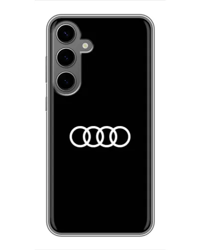 Чехол для Samsung Galaxy S24 Plus с картинкой «Audi White Logo» Чехол для Samsung Galaxy S24 Plus с картинкой «Audi White Logo»