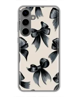 Чехол для Samsung Galaxy S24 Plus с картинкой «Банты Coquette»