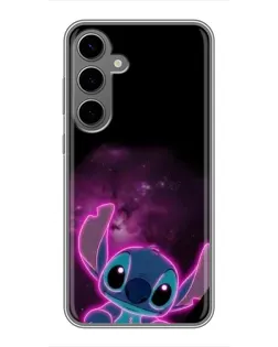 Чехол для Samsung Galaxy S24 Plus с картинкой «Неоновый Stitch»