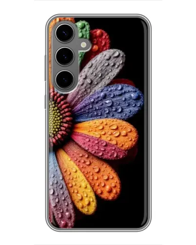 Чохол для Samsung Galaxy S24 Plus з картинкою «Райдужна квітка» Чохол для Samsung Galaxy S24 Plus з картинкою «Райдужна квітка»