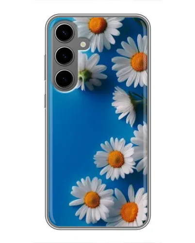 Чохол для Samsung Galaxy S24 Plus з картинкою «Білосніжні маргаритки» Чохол для Samsung Galaxy S24 Plus з картинкою «Білосніжні маргаритки»