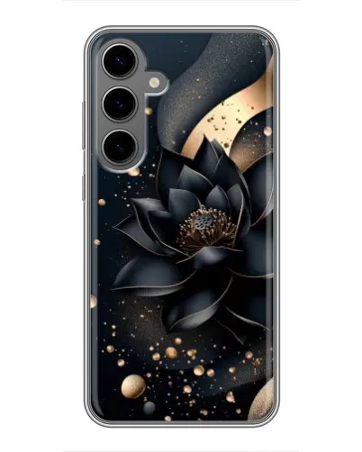 Чохол для Samsung Galaxy S24 Plus з картинкою «Чорний лотос» Чохол для Samsung Galaxy S24 Plus з картинкою «Чорний лотос»