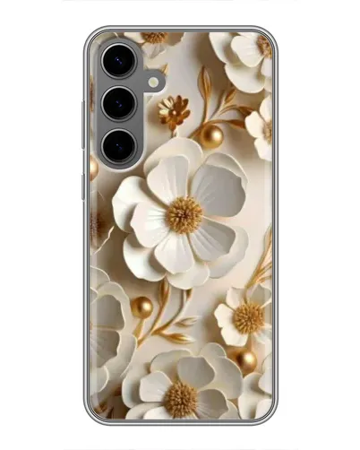 Чохол для Samsung Galaxy S24 Plus з картинкою «Білі паперові квіти» Чохол для Samsung Galaxy S24 Plus з картинкою «Білі паперові квіти»