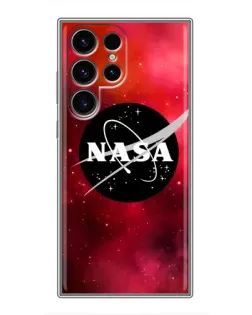 Чехол для Samsung Galaxy S24 Ultra с картинкой «NASA — красная туманность»