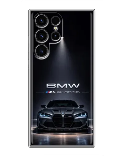 Чохол для Samsung Galaxy S24 Ultra з картинкою «BMW крізь нічне місто» Чохол для Samsung Galaxy S24 Ultra з картинкою «BMW крізь нічне місто»