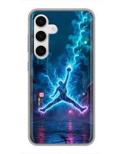 Чехол для Samsung Galaxy S24 с картинкой «Jordan Gold Jumpman» Чехол для Samsung Galaxy S24 с картинкой «Jordan Gold Jumpman»