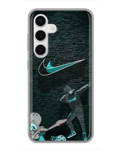 Чехол для Samsung Galaxy S24 с картинкой «Спортивный арт Nike»