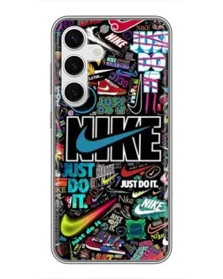 Чохол для Samsung Galaxy S24 з картинкою «Яскравий колаж Nike» Чохол для Samsung Galaxy S24 з картинкою «Яскравий колаж Nike»