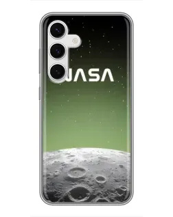 Чехол для Samsung Galaxy S24 с картинкой «NASA — лунный градиент»