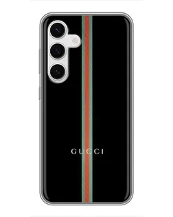 Чехол для Samsung Galaxy S24 с картинкой «Gucci — строгая линия»