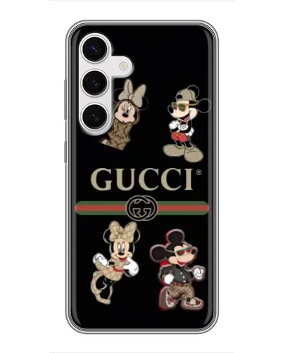 Чохол для Samsung Galaxy S24 з картинкою «Gucci — герої Disney та монограма» Чохол для Samsung Galaxy S24 з картинкою «Gucci — герої Disney та монограма»