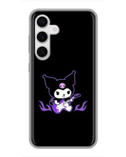 Чехол для Samsung Galaxy S24 с картинкой «Электрическая Kuromi» Чехол для Samsung Galaxy S24 с картинкой «Электрическая Kuromi»