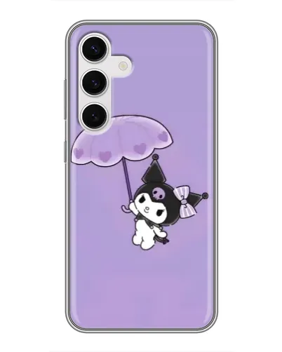 Чехол для Samsung Galaxy S24 с картинкой «Kuromi с зонтиком» Чехол для Samsung Galaxy S24 с картинкой «Kuromi с зонтиком»