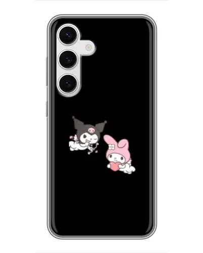 Чехол для Samsung Galaxy S24 с картинкой «My Melody и Kuromi» Чехол для Samsung Galaxy S24 с картинкой «My Melody и Kuromi»