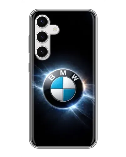 Чехол для Samsung Galaxy S24 с картинкой «BMW — неоновое сияние» Чехол для Samsung Galaxy S24 с картинкой «BMW — неоновое сияние»