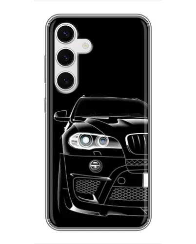 Чехол для Samsung Galaxy S24 с картинкой «Темный силуэт BMW» Чехол для Samsung Galaxy S24 с картинкой «Темный силуэт BMW»