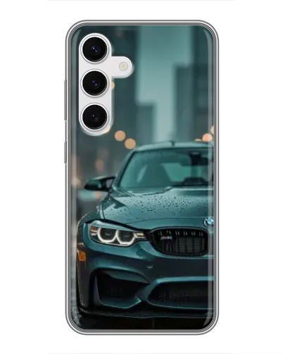 Чехол для Samsung Galaxy S24 с картинкой «BMW в огнях города» Чехол для Samsung Galaxy S24 с картинкой «BMW в огнях города»