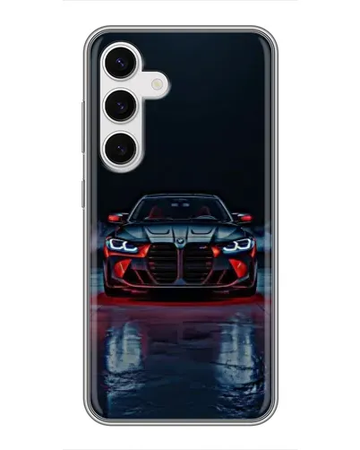 Чехол для Samsung Galaxy S24 с картинкой «BMW на мокрой дороге» Чехол для Samsung Galaxy S24 с картинкой «BMW на мокрой дороге»
