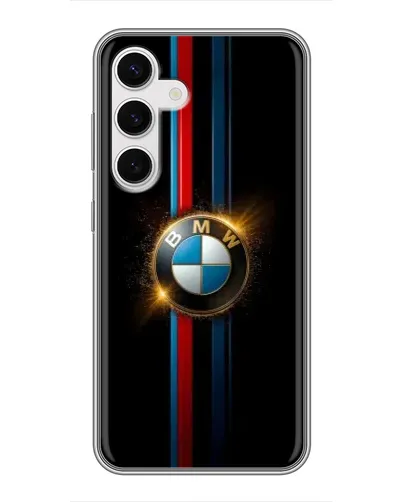 Чехол для Samsung Galaxy S24 с картинкой «BMW M-Power неон» Чехол для Samsung Galaxy S24 с картинкой «BMW M-Power неон»
