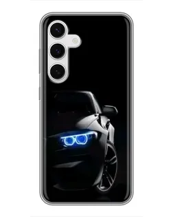 Чохол для Samsung Galaxy S24 з картинкою «BMW — нічний погляд»