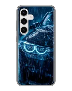 Чохол для Samsung Galaxy S24 з картинкою «BMW під дощем»