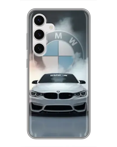 Чохол для Samsung Galaxy S24 з картинкою «BMW в білому диму» Чохол для Samsung Galaxy S24 з картинкою «BMW в білому диму»