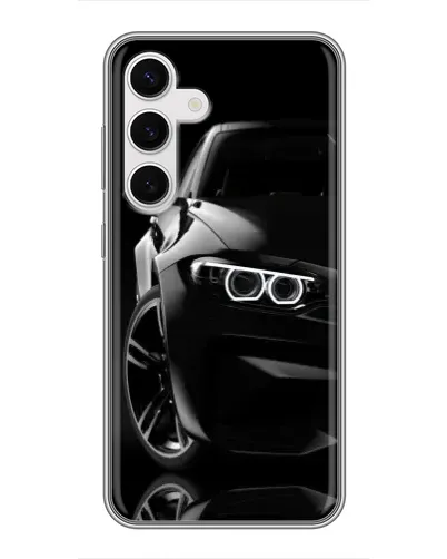 Чохол для Samsung Galaxy S24 з картинкою «Чорна BMW — профіль» Чохол для Samsung Galaxy S24 з картинкою «Чорна BMW — профіль»