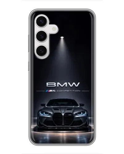 Чохол для Samsung Galaxy S24 з картинкою «BMW крізь нічне місто» Чохол для Samsung Galaxy S24 з картинкою «BMW крізь нічне місто»