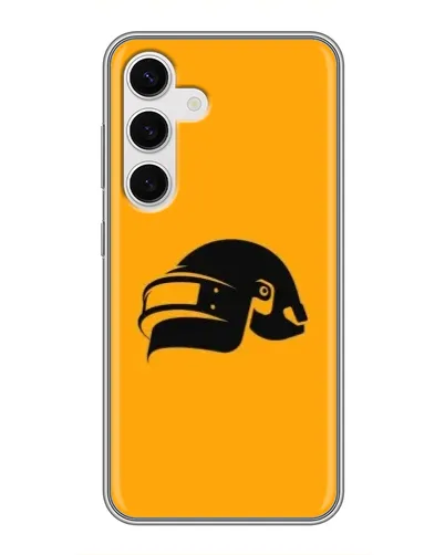 Чехол для Samsung Galaxy S24 с картинкой «PUBG — золотой шлем» Чехол для Samsung Galaxy S24 с картинкой «PUBG — золотой шлем»