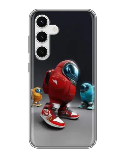 Чехол для Samsung Galaxy S24 с картинкой «Among Us — 3D стиль» Чехол для Samsung Galaxy S24 с картинкой «Among Us — 3D стиль»