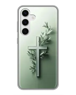 Чехол для Samsung Galaxy S24 с картинкой «Оливковая ветвь»