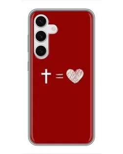 Чехол для Samsung Galaxy S24 с картинкой «Уравнение любви»