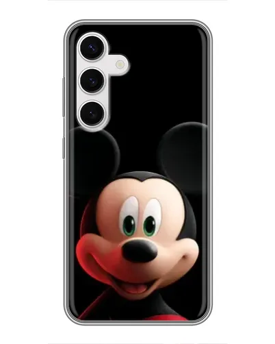 Чехол для Samsung Galaxy S24 с картинкой «Улыбающийся Микки Маус»