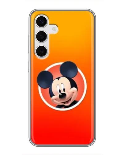 Чехол для Samsung Galaxy S24 с картинкой «Mickey в круге»
