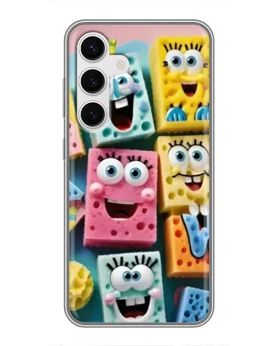 Чехол для Samsung Galaxy S24 с картинкой «Цветные губки» Чехол для Samsung Galaxy S24 с картинкой «Цветные губки»