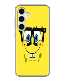 Чохол для Samsung Galaxy S24 з картинкою «Мінімалістичний Спанч Боб»