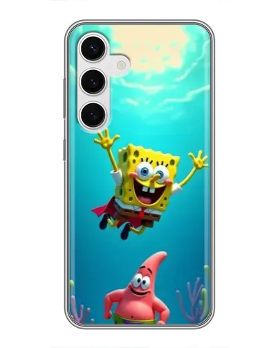 Чохол для Samsung Galaxy S24 з картинкою «Спанч Боб під водою» Чохол для Samsung Galaxy S24 з картинкою «Спанч Боб під водою»
