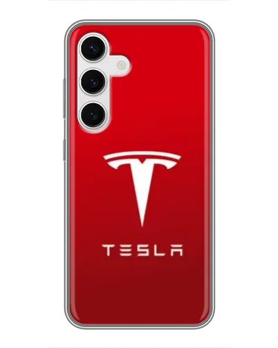 Чехол для Samsung Galaxy S24 с картинкой «Tesla Red Classic» Чехол для Samsung Galaxy S24 с картинкой «Tesla Red Classic»