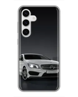 Чехол для Samsung Galaxy S24 с картинкой «Mercedes AMG GT Silver»