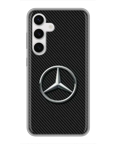 Чохол для Samsung Galaxy S24 з картинкою «Карбоновий Mercedes стиль» Чохол для Samsung Galaxy S24 з картинкою «Карбоновий Mercedes стиль»